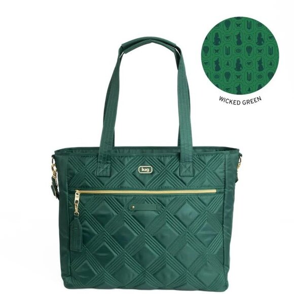 Lug Wicked x Lug Paddle Carry-All Tote Wickedly Green - Picture 1 of 15